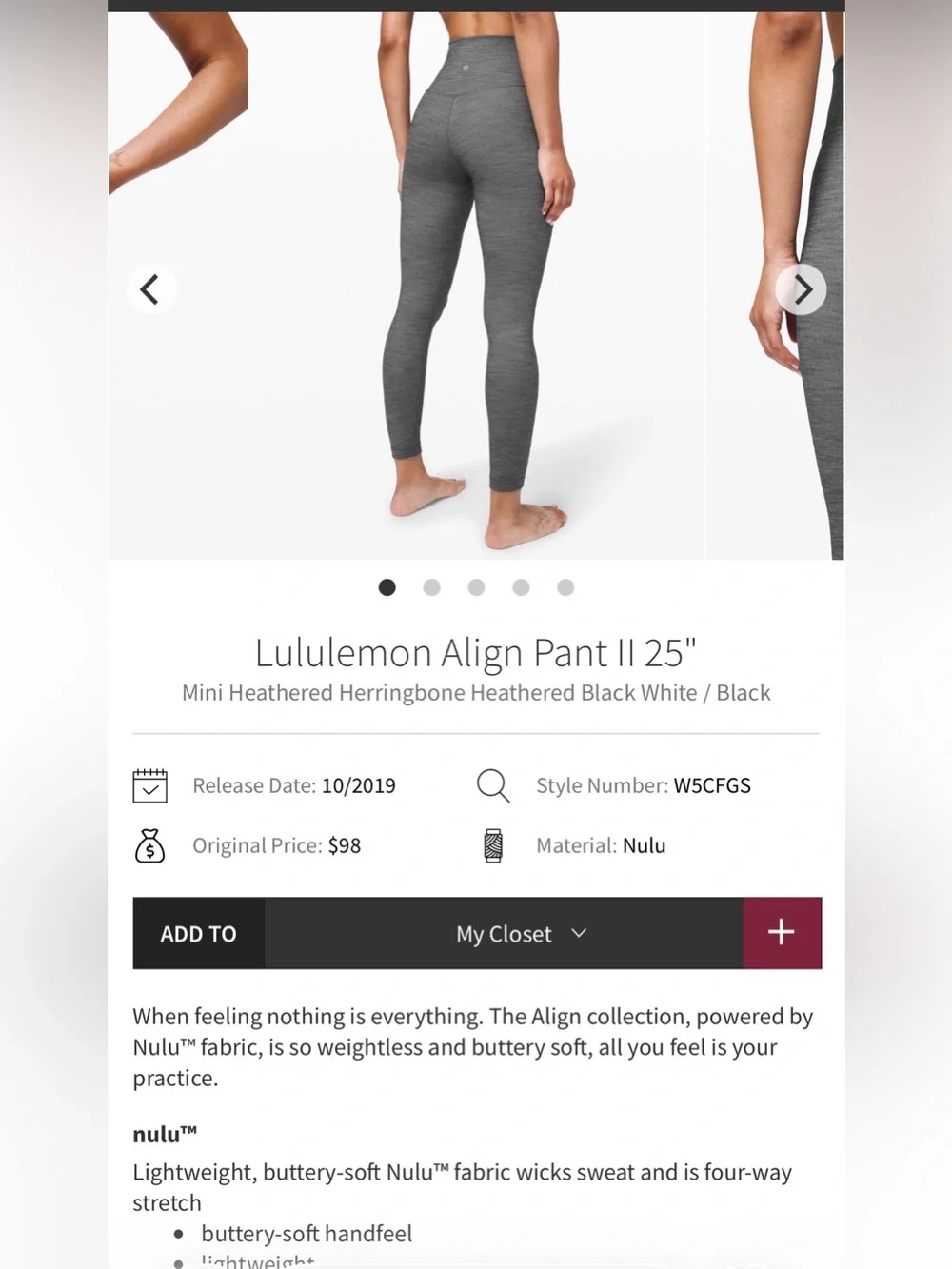 lululemon athletica lululemon align